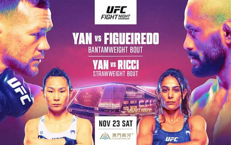 UFC Macau: Petr Yan vs Deiveson Figueiredo Start Time, Fight Card and Where to Watch